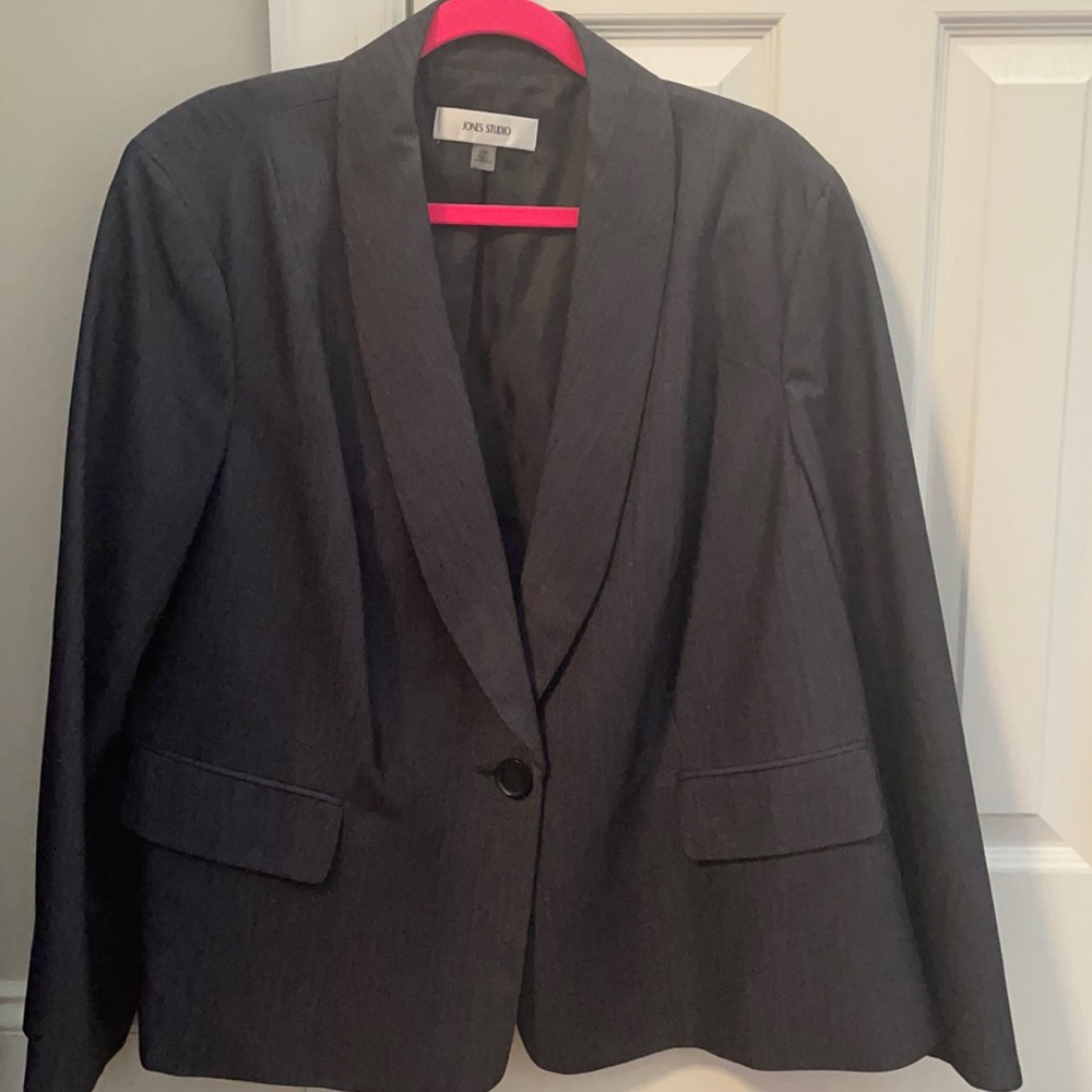 Dress denim color/style suit jacket/blazer